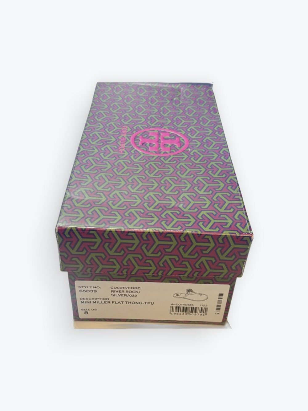 Tory Burch Miller Gray/Taupe Jelly Sandals Women's Size 8 NWT - Picture 3 of 4